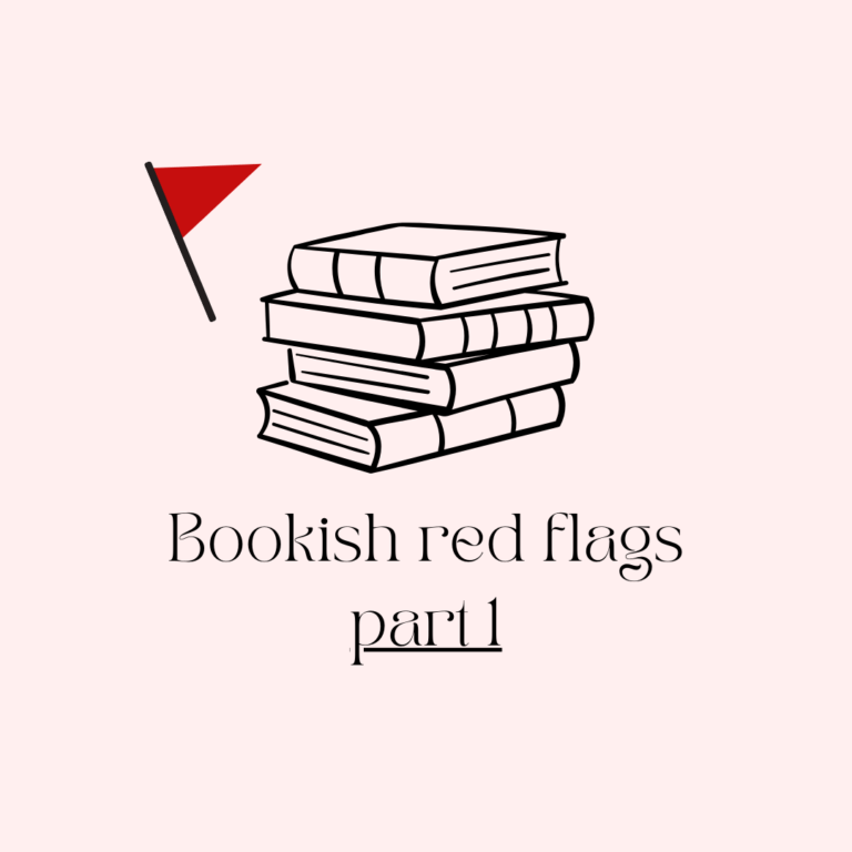 Bookish red flags part 1